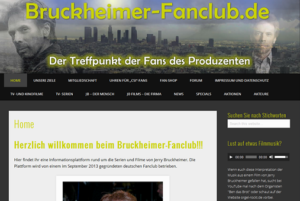 Ausschnitt aus der Website bruckheimer-fanclub.de